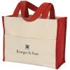 View Image 1 of 4 of Cotton Gusset 14 oz. Accent Box Tote