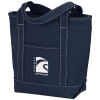View Image 1 of 2 of Solid Cotton Yacht Tote - 12" x 14-1/2"