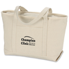 View the Solid Cotton Yacht Tote - Natural - 14" x 24"