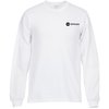 View Image 1 of 2 of Anvil American Classic LS Tee - White