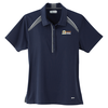 View Image 1 of 2 of Quinn Colorblock Textured Polo - Ladies' - TE Transfer
