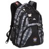 View Image 1 of 1 of High Sierra Swerve Laptop Backpack - Plaid - Embroidered