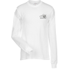 View Image 1 of 2 of All-American Long Sleeve Tee - White