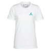 View Image 1 of 2 of Port & Company Essential T-Shirt - Ladies' - White - Screen