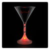 View Image 1 of 8 of Martini Glass with Light-Up Spiral Stem - 6 oz.