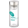 View Image 1 of 3 of Tea Time Glass Bottle - 16 oz.
