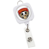 View Image 1 of 3 of Jumbo Retractable Badge Holder - 40" - Square with Lanyard Ring