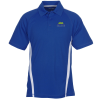View Image 1 of 2 of Performance Pique Mesh Colorblock Polo - Men's