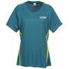 View Image 1 of 1 of Colorblock Contender Tee - Ladies'