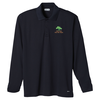View Image 1 of 3 of Brecon Long Sleeve Moisture Wicking Polo - Men's - 24 hr