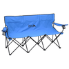 View Image 1 of 6 of "The Trio" 3 Person Folding Sport Chair