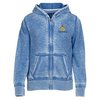 View Image 1 of 1 of Ridgemont Burnout Full Zip Hoodie - Men's