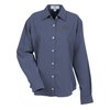 View Image 1 of 1 of Vantage Polynosic Houndstooth Shirt - Ladies' - Closeout