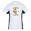 View Image 1 of 2 of Athletic Side Blocked Performance Tee - Full Color
