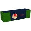 View Image 1 of 4 of 8' Closed-Back Table Cap & Floral Skirt w/58" Runner - HT