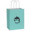 View Image 1 of 2 of Solid Tinted Recycled Shopping Bags - 10-1/2" x 8"