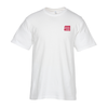 View Image 1 of 2 of Essential Ring Spun Cotton T-Shirt - Men's - White