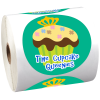 View Image 1 of 2 of Full Color Sticker by the Roll - Circle - 3-3/4"