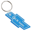 View Image 1 of 1 of Chevy Bow Tie Soft Keychain - Translucent