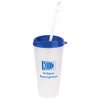 View Image 1 of 3 of Flare Tumbler with Straw - 32 oz.
