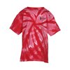 View Image 1 of 3 of Tie-Dye Tonal Pinwheel T-Shirt - Youth