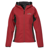 View Image 1 of 2 of Ferno Colorblock Hooded Jacket - Ladies' - 24 hr