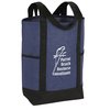 View Image 1 of 1 of Side Pocket Jute Tote - 24 hr