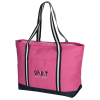 View Image 1 of 2 of Large Cotton Canvas Admiral Tote - Embroidered