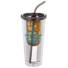 View Image 1 of 3 of Flavorade Infuser Tumbler with Straw - 20 oz.