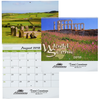 View Image 1 of 2 of World Scenic Calendar - Spiral - 24 hr