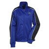 View Image 1 of 2 of Piped Colorblock Tricot Track Jacket - Ladies'