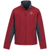 View Image 1 of 2 of Crossland Colorblock Soft Shell Jacket - Men's