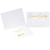 View Image 1 of 4 of Embossed Snowflake Greeting Card