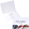 View Image 1 of 4 of Patriotic Peace on Earth Greeting Card