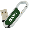 View Image 1 of 5 of Carabiner USB Drive - 1GB