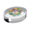 View Image 1 of 1 of Oval Acrylic Paperweight - Full Color