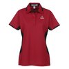 View Image 1 of 2 of Colorblock Ottoman Performance Polo - Ladies'