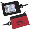 View Image 1 of 2 of Zip Pouch ID Holder - Black - 24 hr