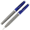 View Image 1 of 6 of Guillox Nine Twist Metal Pen & Rollerball Pen Set with Gift Package