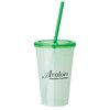 View Image 1 of 4 of Color Changing Tumbler with Straw - 16 oz.