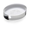 View Image 1 of 1 of Oval Acrylic Paperweight - 24 hr