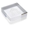 View Image 1 of 1 of Square Acrylic Paperweight - 24 hr