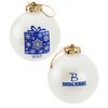 View Image 1 of 2 of 3-1/4" Round Ornament - Snowflake Present