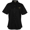 View Image 1 of 2 of Operate Short Sleeve Twill Shirt - Ladies