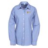 View Image 1 of 2 of Gingham Easy Care Shirt - Ladies'