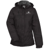 View Image 1 of 2 of Brushstroke Hooded Insulated Jacket - Ladies'