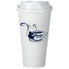 View Image 1 of 3 of Insulated Paper Travel Cup with Lid - 20 oz. - Low Qty