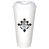 View Image 1 of 3 of Insulated Paper Travel Cup with Lid - 24 oz. - Low Qty