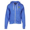 View Image 1 of 3 of J. America Tri-Blend Full-Zip Hoodie - Embroidered