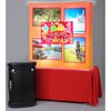 View Image 1 of 9 of Backlit HopUp Curved Tabletop Display - 5'